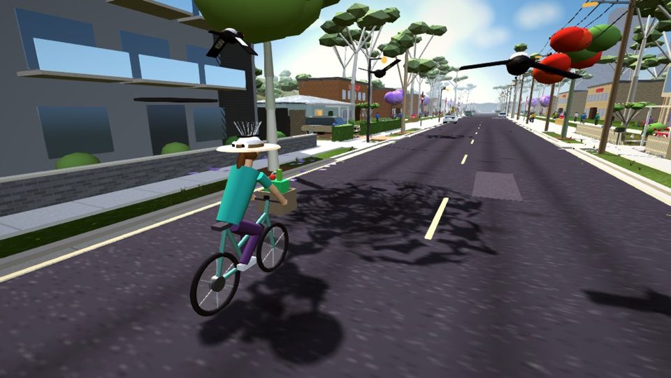 Riding toward Macquarie Uni